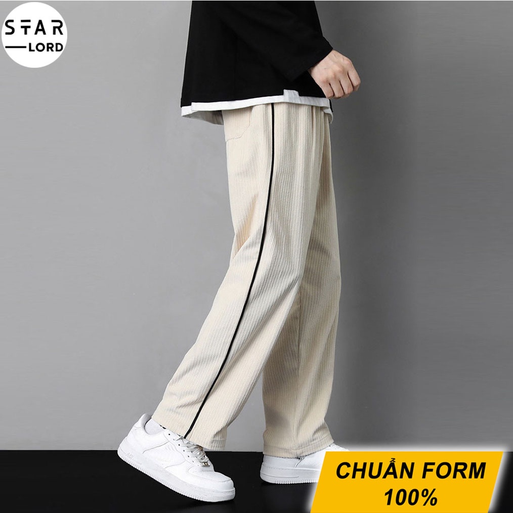 [Mã BMBAU50 giảm 7% đơn 99K] Quần ống rộng nhung tăm StarLord basic pants suông SL1015