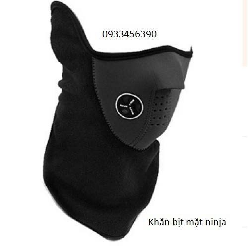 Mặt nạ khẩu trang ninja (Tặng kèm KDN)