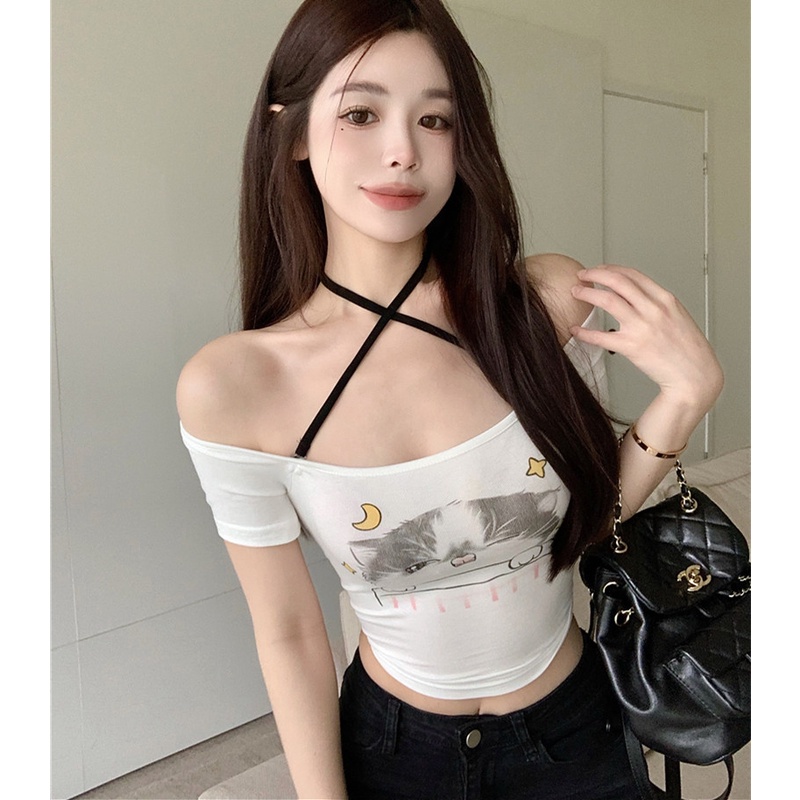 Áo Thun Nữ Tay Ngắn Dáng Ôm Dễ Thương