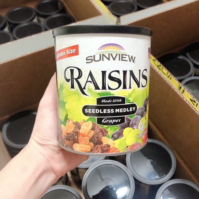 ( Chính Hãng ) NHO KHÔ MỸ SUNVIEW RAISINS 425G DATE 5.2022