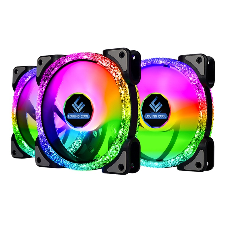 BỘ 3 QUẠT TẢN NHIỆT CPU LOVING COOL XZ-12025SG ARGB SYNC