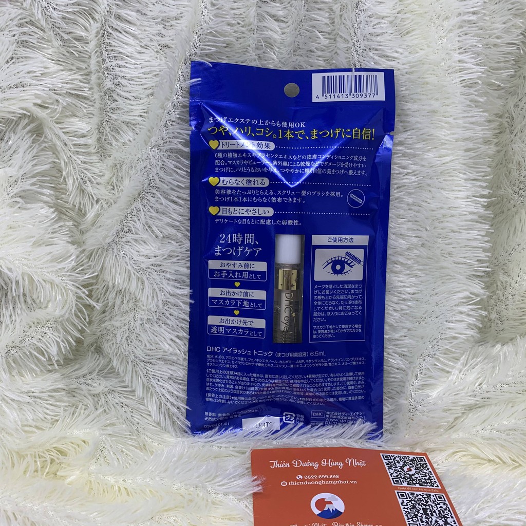 Dưỡng Mi DHC Eyelash Tonic 6.5ml Tinh chất dưỡng lông mi cong dài mượt hàng Nhật