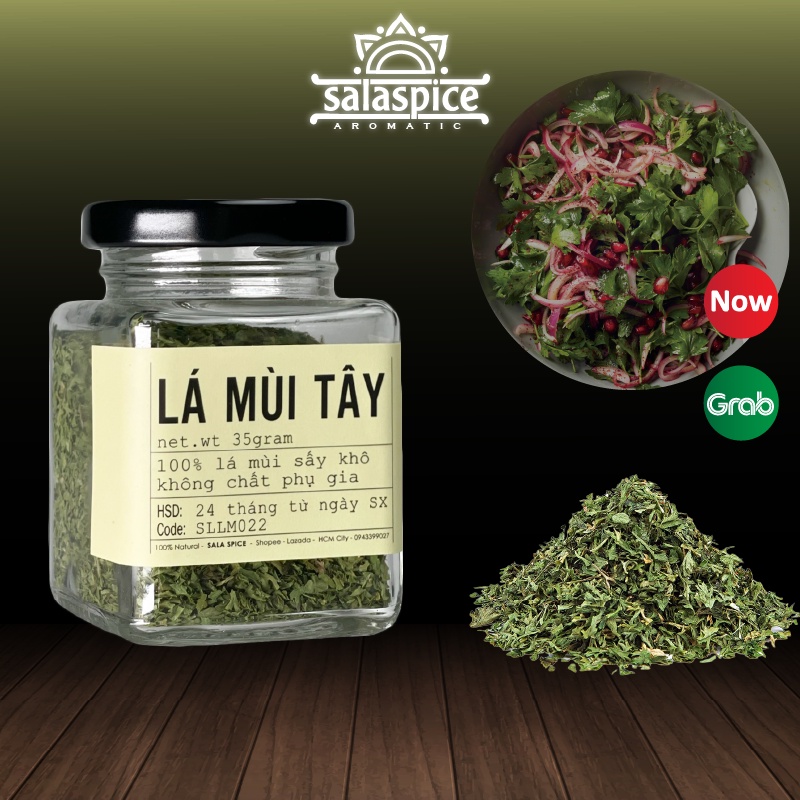 Lá Mùi Tây SALA SPICE Parsley ,gia vị Tây 100% nhập khẩu , gia vị chế biến món Âu thơm ngon