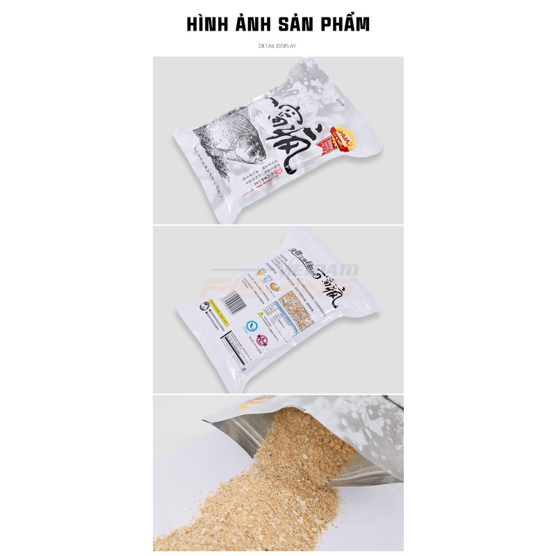 Mồi câu cá chép cực nhạy vị sữa thơm, Sữa Chép HUA 350g