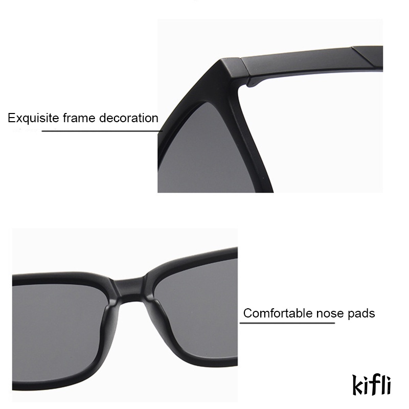 【kifli】Kính Mát Thời Trang Cao Cấp Chống Tia UV400 Cho Nam 2022