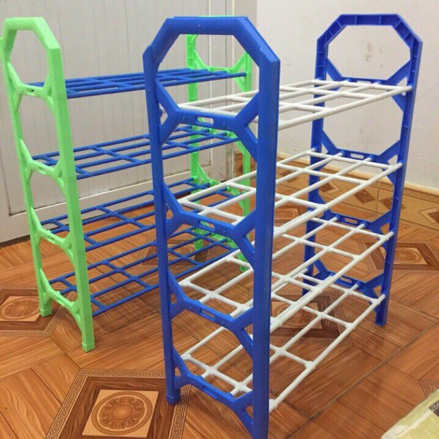 Kệ để giày dép đa năng 4 xếp gọn-giá để giày 4 tầngtủ sắp xếp giày cho không gian gọn gàng tiện dụng