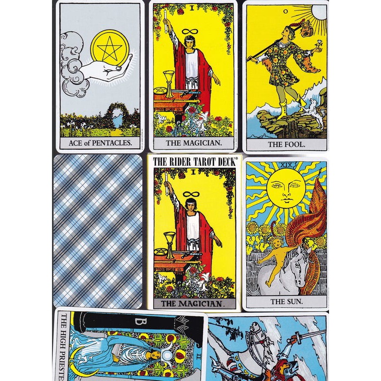 Bộ Bài Bói Tarot Rider Waite/Centennial Smith Waite Board Game (Lá bài 7x12cm chuẩn quốc tế)