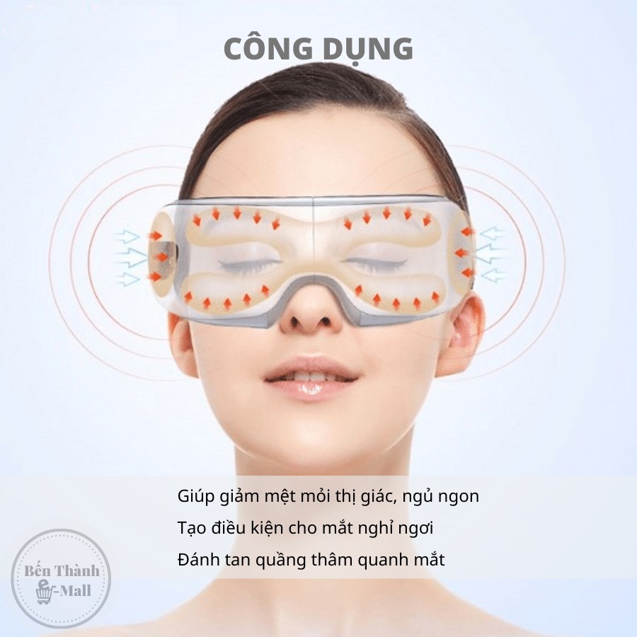 Máy Massage Mắt Smart Eye Model S10 Xoa Dịu Mỏi Mắt, Giảm Thâm Quầng Hiệu Quả