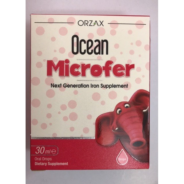 Ocean Microfer.Bổ Sung Sắt Cho Trẻ Từ Sơ Sinh,Trẻ Gầy Yếu Thiếu Máu Do Thiếu Sắt