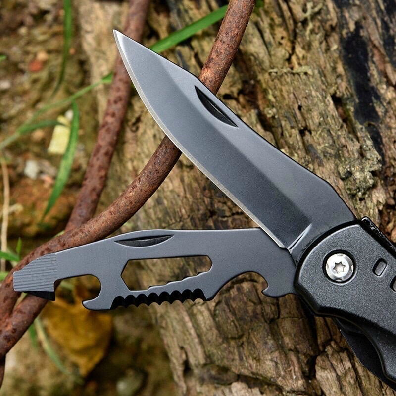 Búa kìm sinh tồn 14 tính năng trong 1 bằng thép không gỉ gấp gọn kèm đèn led