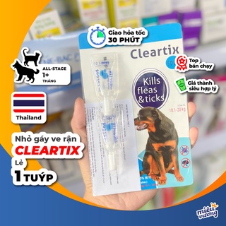 Nhỏ gáy Cleartix Spot-On trừ ve rận cho chó mèo
