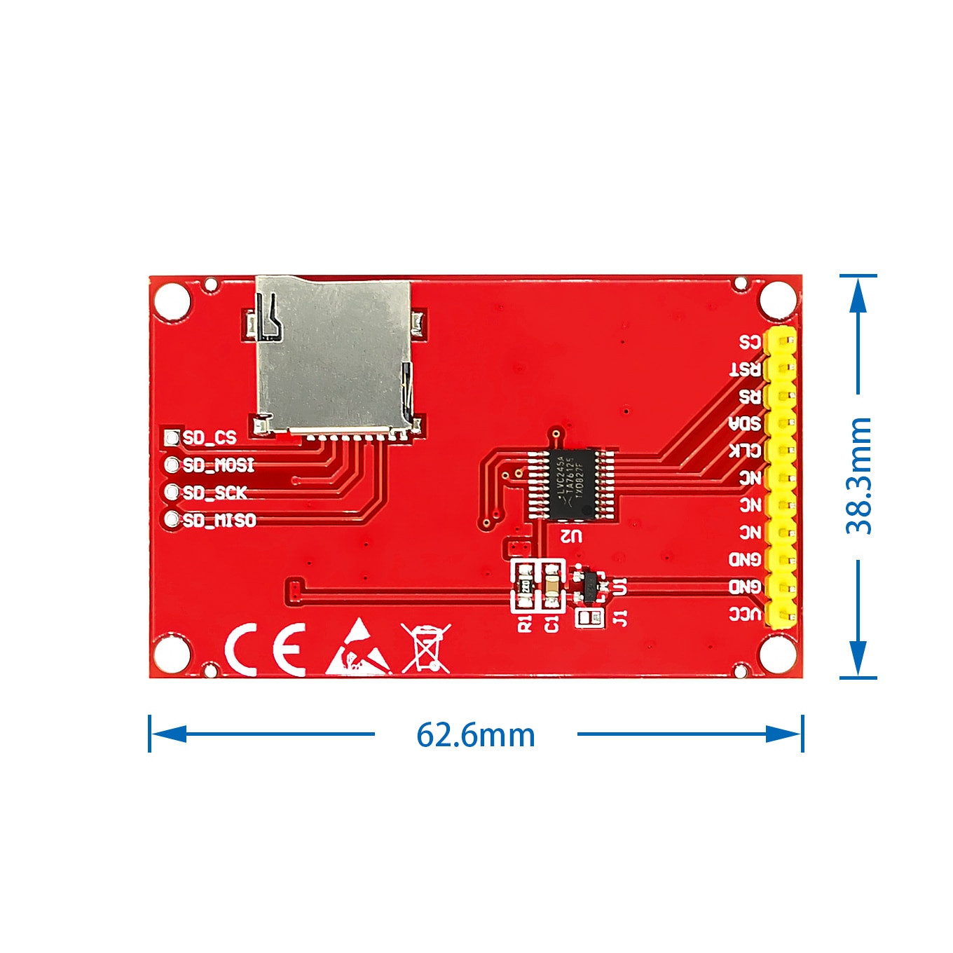 1.8 inch TFT LCD Module LCD Screen SPI serial 51 drivers 4 IO driver TFT Resolution 128*160 TFT interface 1.8 inch