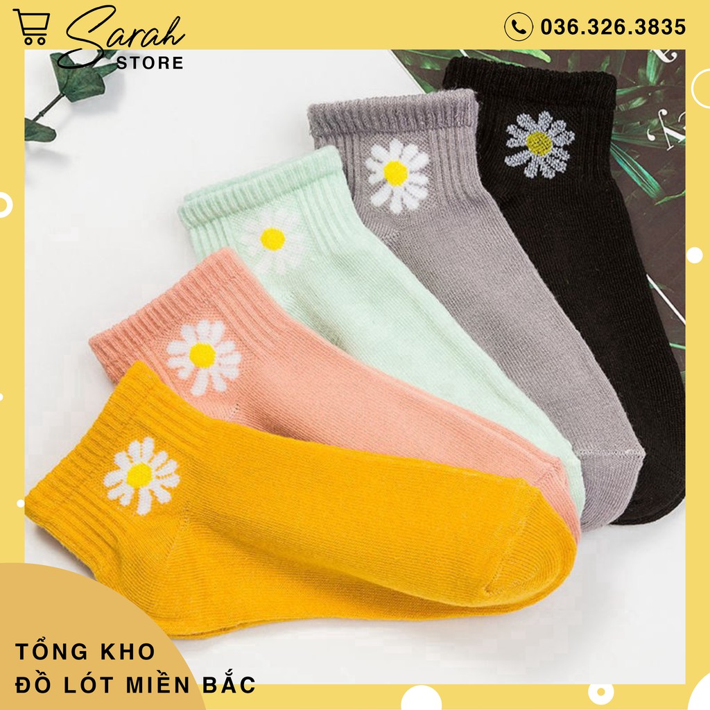 1 Đôi Tất hoa cúc Vớ hoa cúc họa tiết hot trend xinh cực