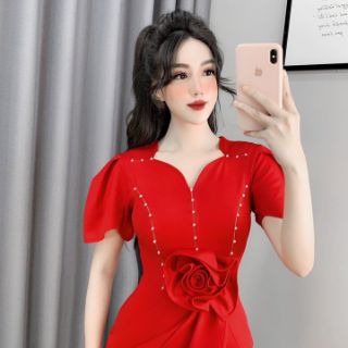 BIGSIZE ĐẦM BODY HOA ĐÍNH CƯỜM