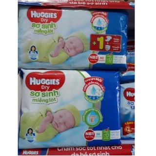 Miếng lót sơ sinh huggies nb1