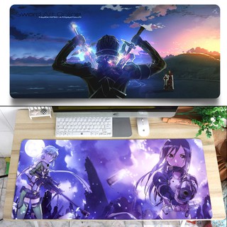 Tấm Lót Chuột Và Bàn Phím Cỡ Lớn In Hình Anime Sword Art Online