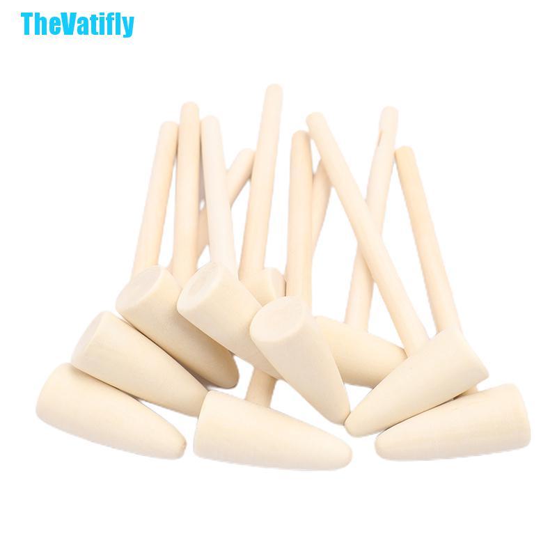 Bộ 10 Búa Đầu Gỗ Trơn Chuyên Dùng Cho Bé