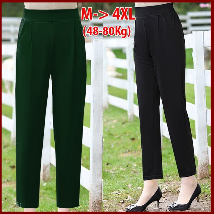 SHOPPRO - THỜI TRANG TRUNG NIÊN - QUẦN TÂY CÔNG SỞ NỮ CAO CẤP KIỂU QUẦN TÂY LƯNG THUN QUÝ BÀ U50 U60 3Q12