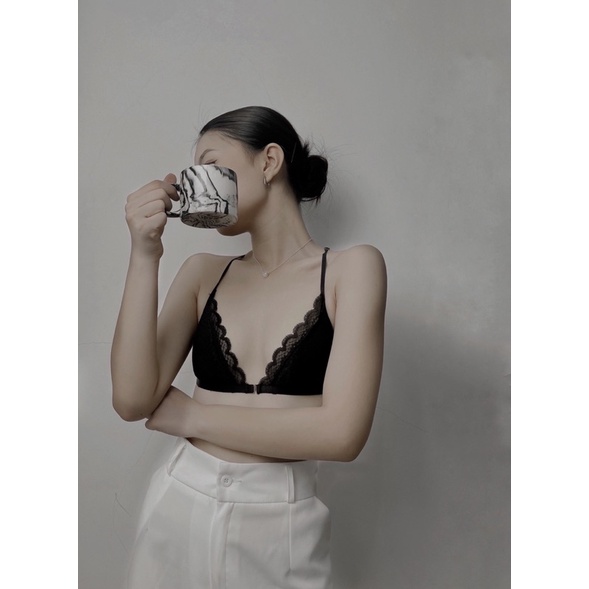 Áo Bralette Ren Lucy - Lilace.studio Thiết Kế ( Tặng kèm mút )
