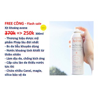 Xịt khoáng cấp ẩm dưỡng da Avene
