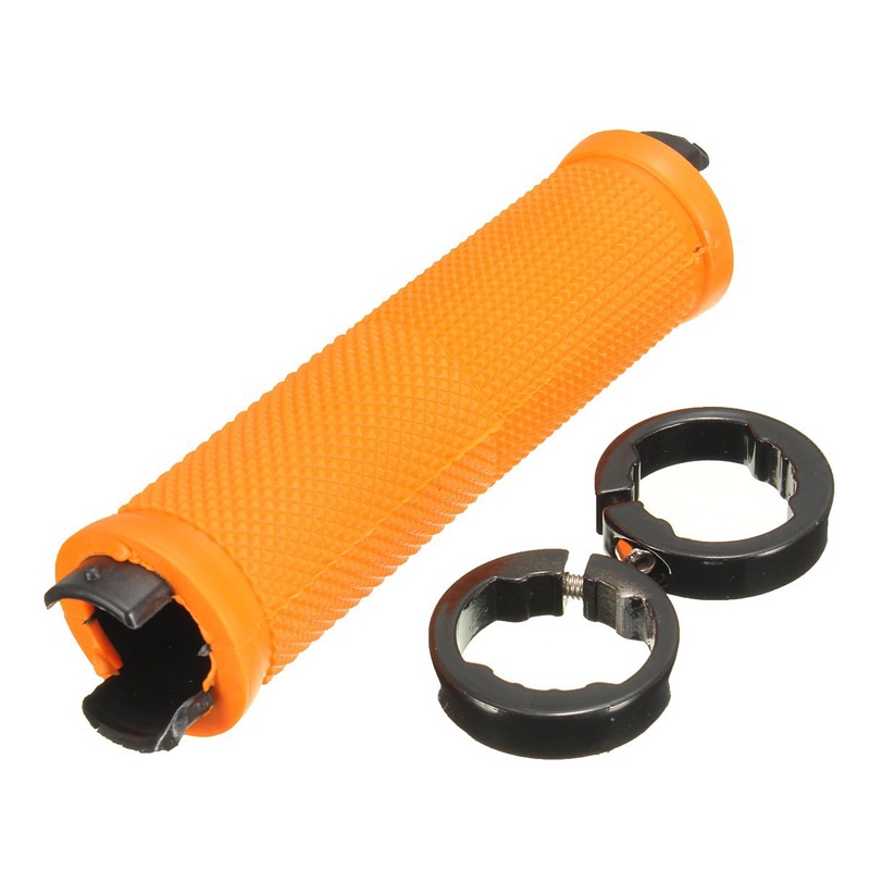 1 Cặp Tay Nắm Xe Đạp MTB BMX Màu Cam