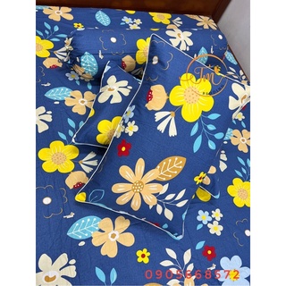 Bộ ga gối drap Thắng Lợi 4 món không mền chuẩn logo công ty