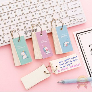 Ẩn Thẻ học từ vựng Flashcard học ngoại ngữ 110 tờ unicorn độc giác kích thích thị giác
