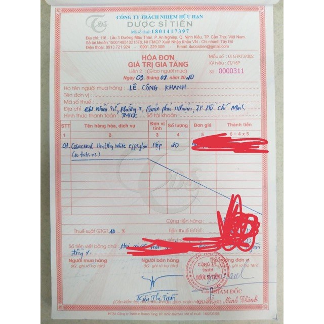 Truyền trắng dạng sủi EFFERGLOW COSMEHEAL