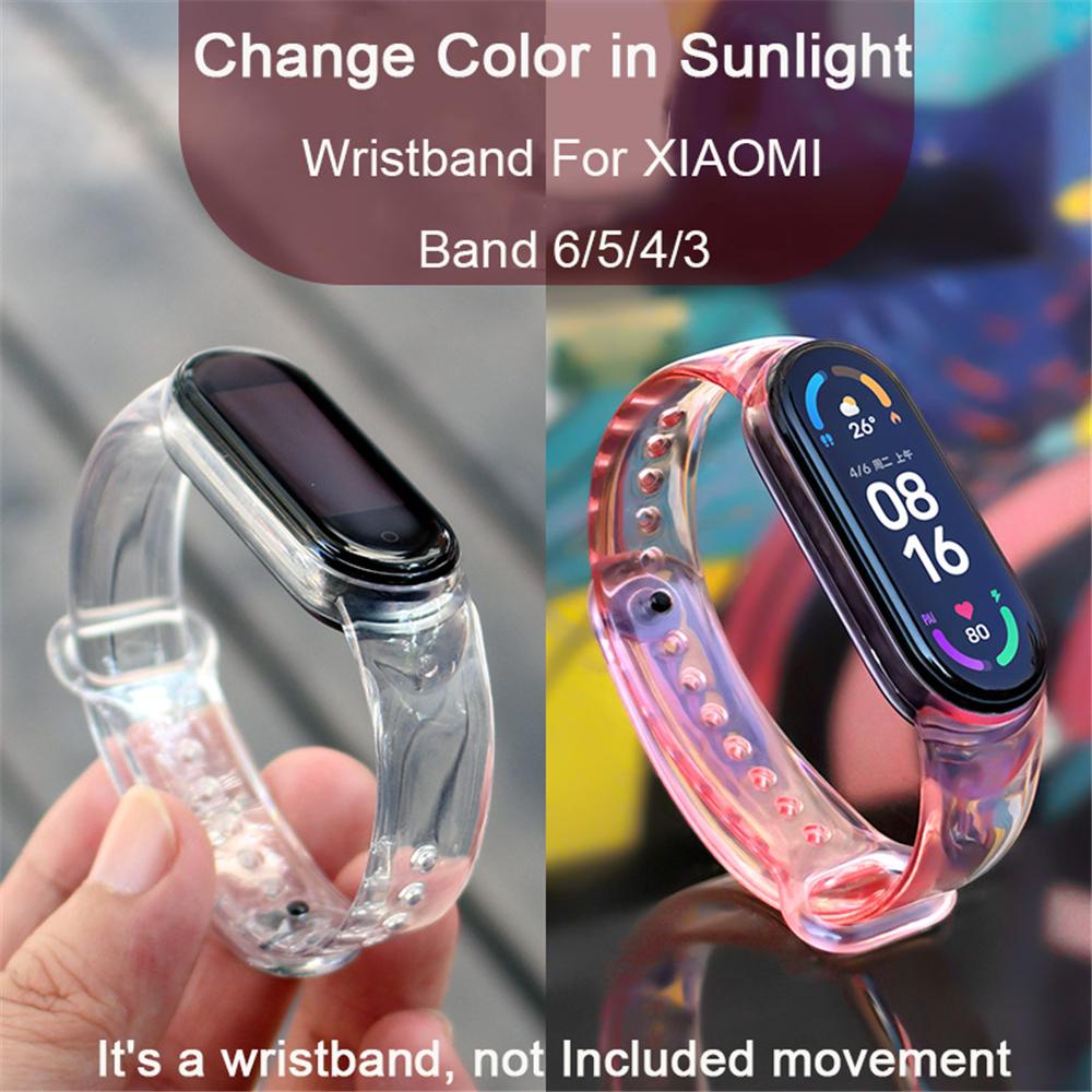 MYRONGVN Dây Đeo Silicon Cho Đồng Hồ Thông Minh XIAOMI Band 6 5 4 3