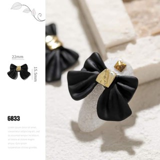 Charm nơ trang trí móng tay nghệ thuật nail Nhật Bản, nail hot 2021