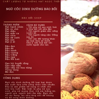 Bột ngũ cốc dinh dưỡng cao cấp Bảo Bối