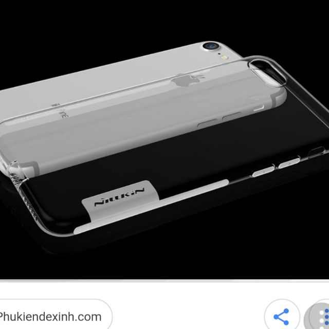 Ốp dẻo trong nilkin iphone 7plus