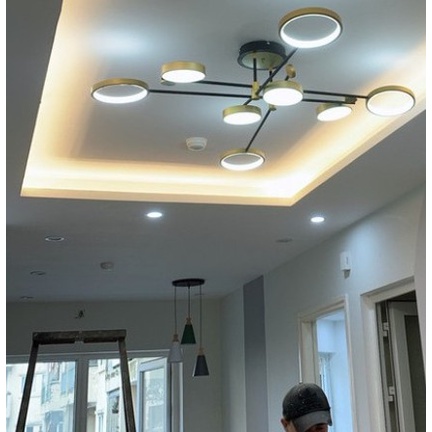 Đèn thả trang trí bàn ăn, phòng khách RENSAI cao cấp kèm bóng LED chuyên dụng