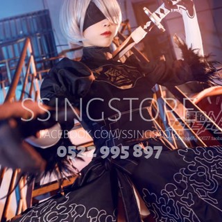 < SSINGSTORE >Set COSPLAY hóa trang thành nữ nhân vật 2B sexy trong game ( Hàng order )