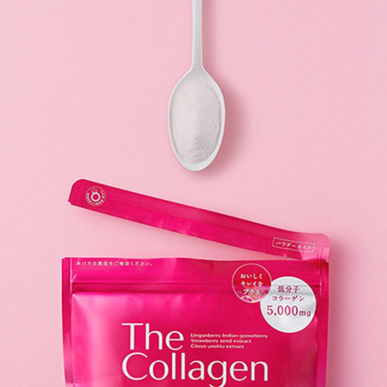 [Nhật nội địa] Túi đựng 126 gram collagen dạng bột The Collagen Nhật Bản - The Collagen bột 5000mg