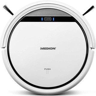 (Hàng Đức) Robot hút bụi Medion kèm lau 18501 trắng