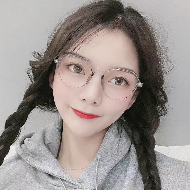 kính cận có độ -0.5~6.0 Kính cận có độ gọng nhựa trong suốt phong cách Hàn Quốc thời trang cho nam nữ /mắt kính cận/kính gọng đen/kính thời trang nữ