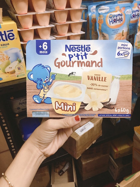 [date t2/2023]Váng sữa Nestle vỉ 6 hộp