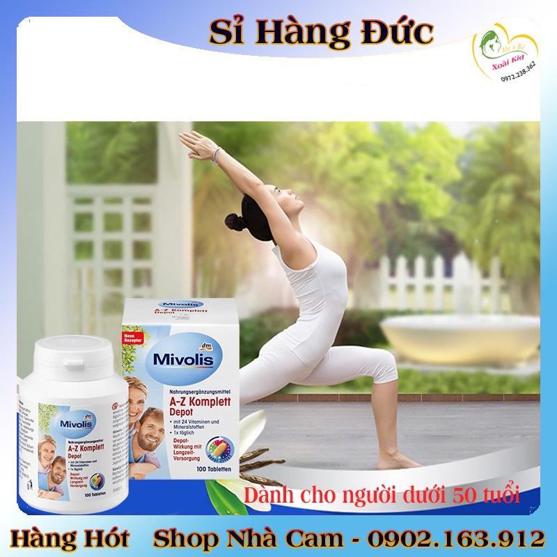 Viên uống vitamin tổng hợp Mivolis A Z Depot Ab 50 Đức cho người trên 50