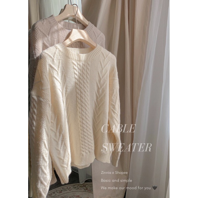 Áo len thừng classic/ Sunny sweater