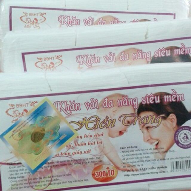 Khăn vải khô đa năng Hiền Trang 200gram