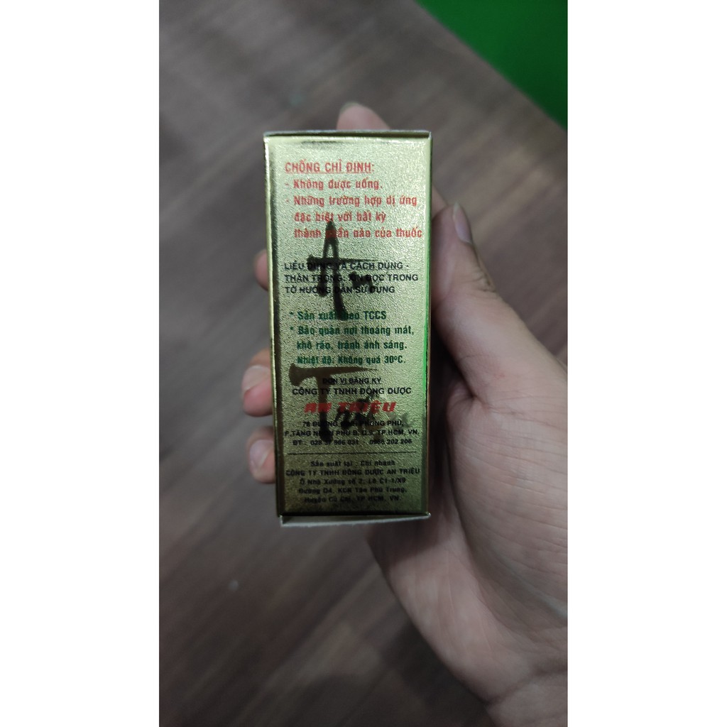 Cồn xoa bóp đa dụng An Triệu (chai nhỏ 60ml) - giảm nhức mỏi - cvspharmacy