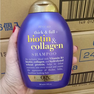 DẦU GỘI _ DẦU XẢ CHỐNG RỤNG TÓC OGX Biotin Collagen Shampoo 385ml
