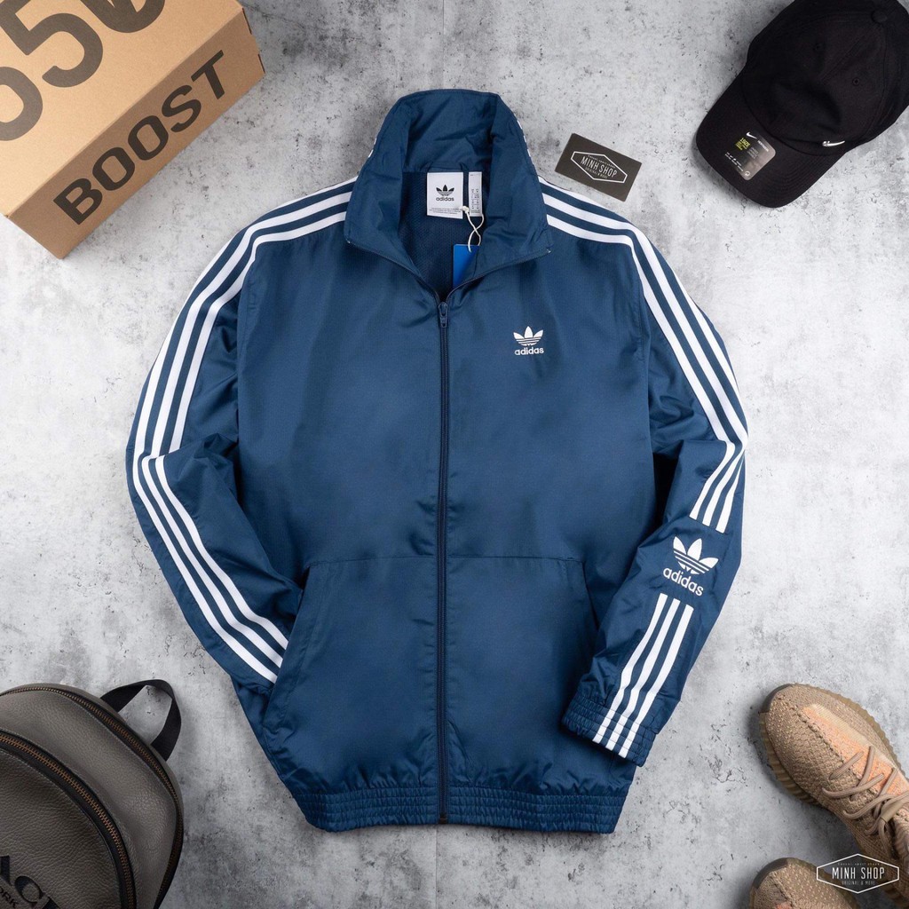 [ ƯU ĐÃI ~40%] ÁO KHOÁC JACKET ADIDAS BLUE/WHITE 2021-9579