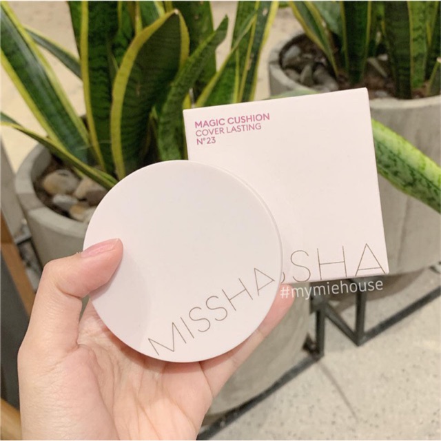 Phấn Nước Missha Magic Cushion Cover lasting SPF50+ Pa+++ misha hồng chính hãng