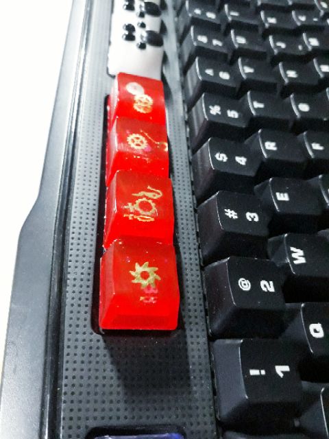 [Mã ELFLASH5 giảm 20K đơn 50K] Keycaps gaming resin chi tiết bánh răng độc đáo.