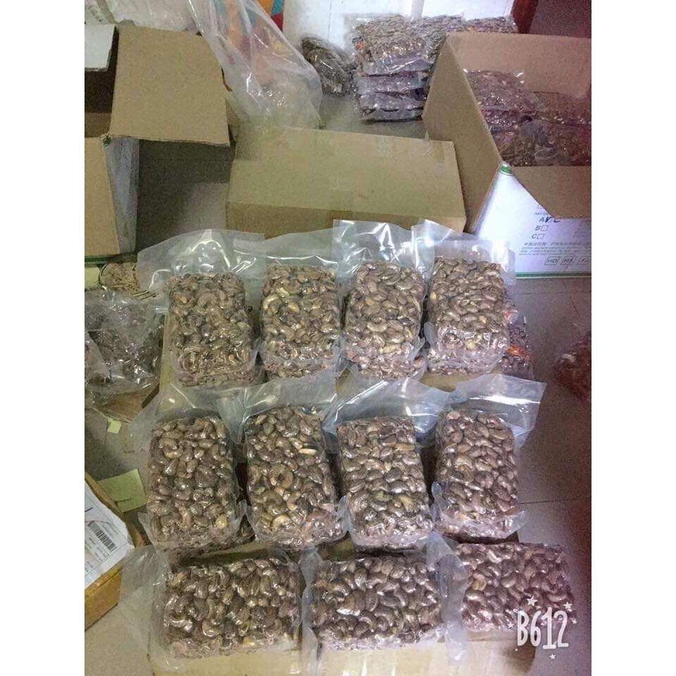 500g Hạt Điều Rang Muối Bình Phước ( loại ngon vỡ còn vỏ lụa )