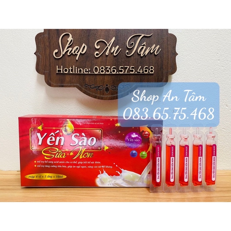 Yến Sào Sữa Non Gold hỗ trợ tiêu hóa, giúp ăn ngủ ngon, bổ sung vitamin, khoáng chất cho cơ thể