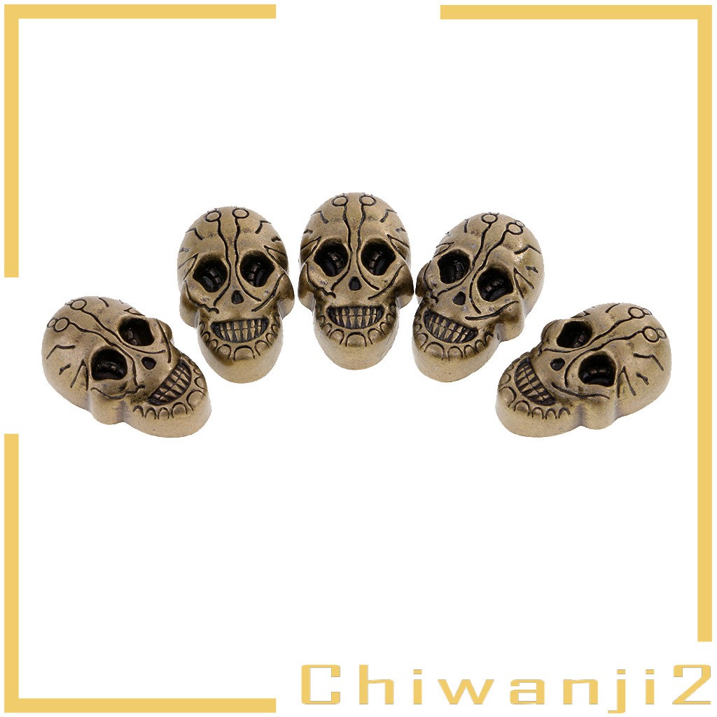 Set 5 Đinh Tán Hình Đầu Lâu Bằng Đồng Trang Trí Túi Xách / Giày Da / Giày Cao Gót