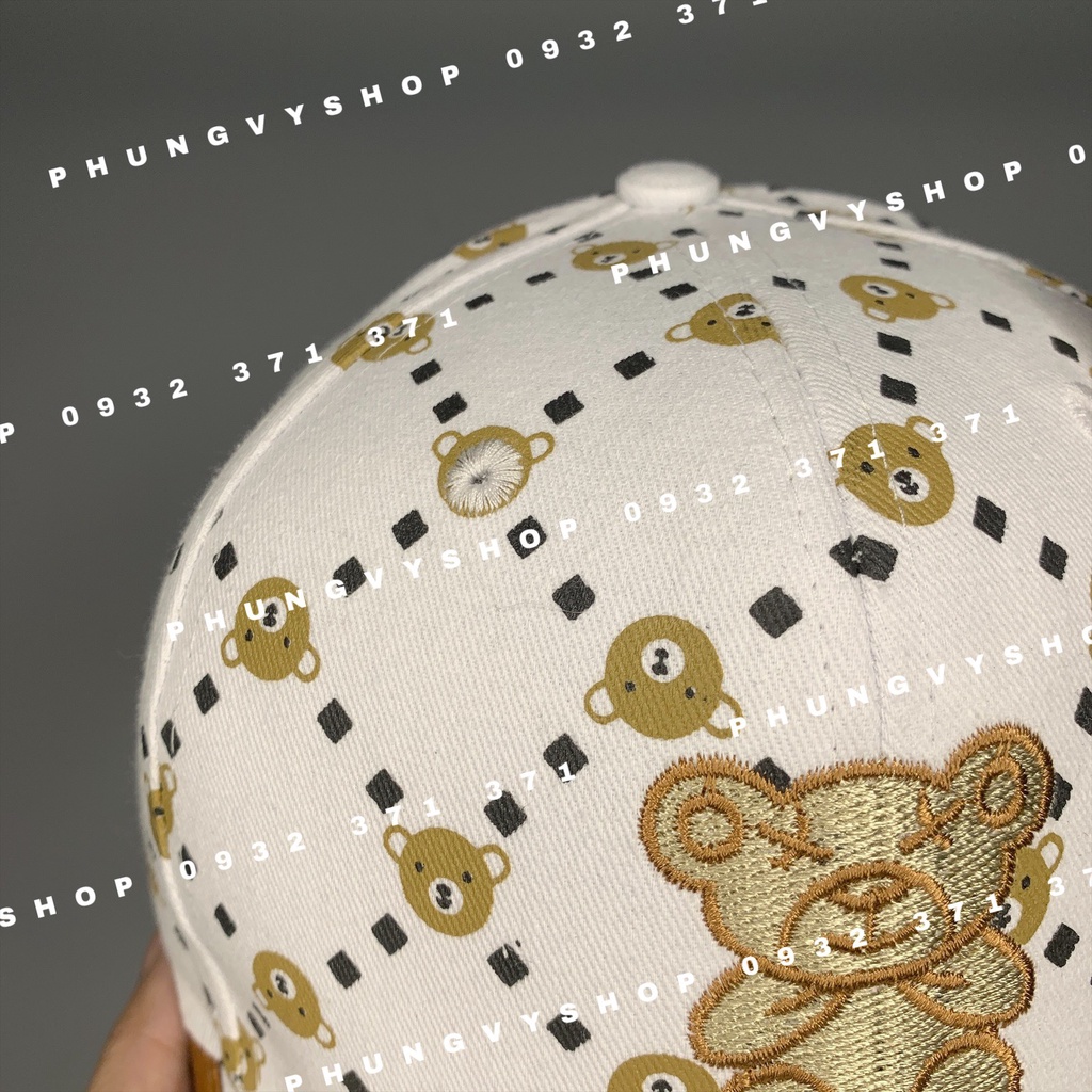 (SALE) Mũ LƯỠI TRAI unisex cực hot nam nữ - KÉT IN TRÁM GẤU - nón kết basic đơn giản